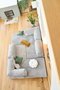Atelier Del Sofa Kanyon - Sofá-Cama Esquinero Gris Claro